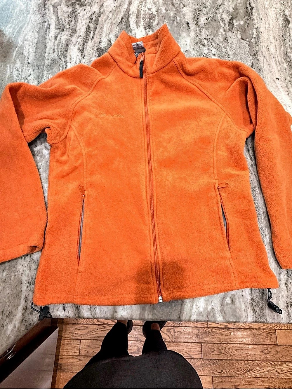 Columbia Women's Benton Springs Full-Zip Fleece Jacket Orange Large